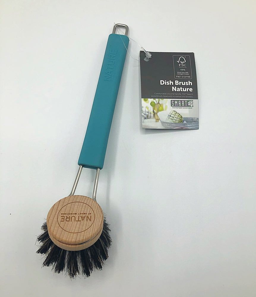 Natural Dish Brush - Silicone Handle