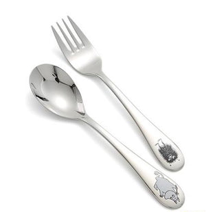Moomintroll & Stinky Children’s Fork and Spoon Set by Hackman