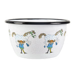 Pippi and the Horse enamel bowl