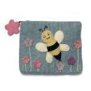 Felted Wool Bee Pouch