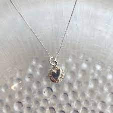 Silver Korunilo Round Heart Necklace