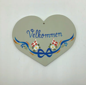 Hand Painted Wooden Welcome Sign