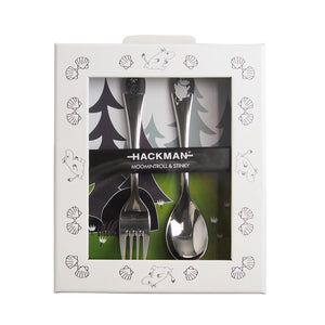 Moomintroll & Stinky Children’s Fork and Spoon Set by Hackman