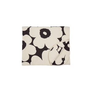 Marimekko Unikko Quilted Blanket - Charcoal