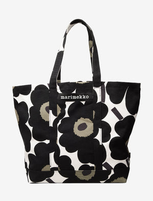 Large Canvas Unikko Bag Black