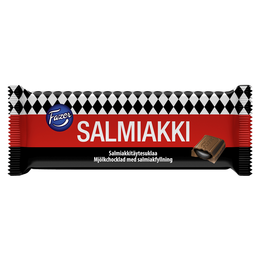 Fazer Milk Chocolate filled with Salmiakki