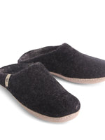 Felted Wool Slipper - Black - Egos Copenhagen