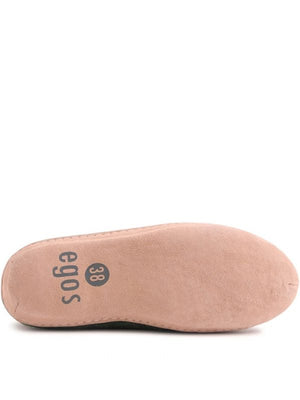 Felted Wool Slipper - Rusty Red - Egos Copenhagen